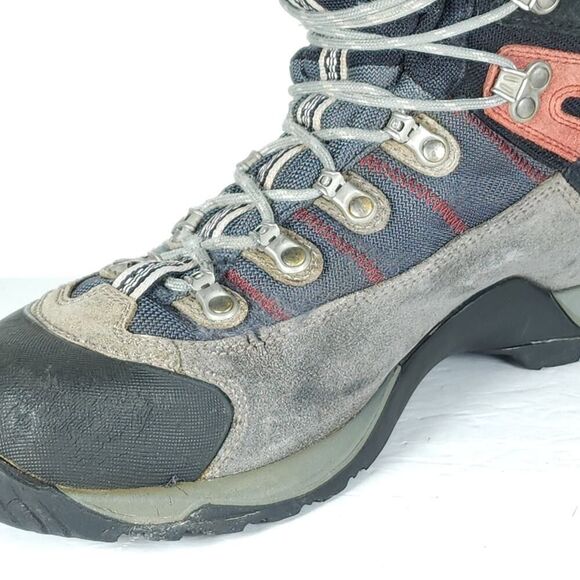 Asolo Men's Fugitive Gore-Tex US12 Black Gray Suede Waterproof Hiking Boots - Picture 13 of 16